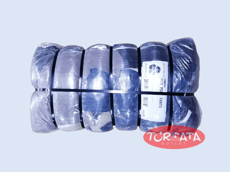 Fardo Pantalón de Poliéster de Hombre 45 Kg – Ropa Casual Primera Calidad Canadiense